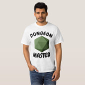 ダンジョンマスターRPGサイコロゲームTシャツ Tシャツ (正面フル)