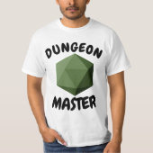 ダンジョンマスターRPGサイコロゲームTシャツ Tシャツ (正面)