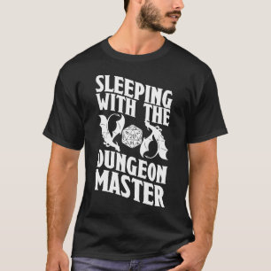 ダンジョンマスターRPG DMとおもしろいのスリープ Tシャツ