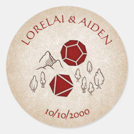 ダンジョンマップRPGゲーマー結婚ズ ラウンドシール