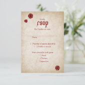 ダンジョンマップRPGゲーマー結婚ズ 出欠カード (スタンド正面)