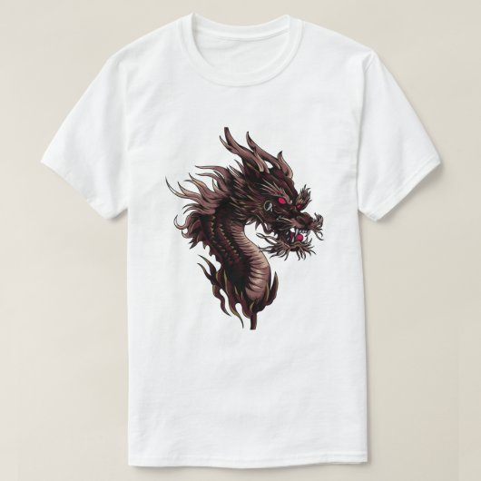 ダンジョン&ドラゴンズFire Dragon Tシャツ (デザイン正面)