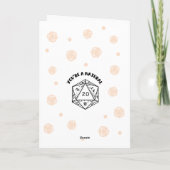 ダンジョン&ドラゴン誕生日カード カード (裏面)