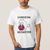 ダンジョン・マスター・キャット・面白い Tシャツ (正面)