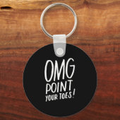 ダンスおもしろい先生の素晴らし踊りギフト キーホルダー (正面)