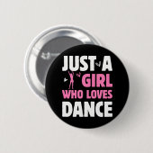 ダンスが大好きな女の子素晴らしタップ 缶バッジ (正面&裏面)