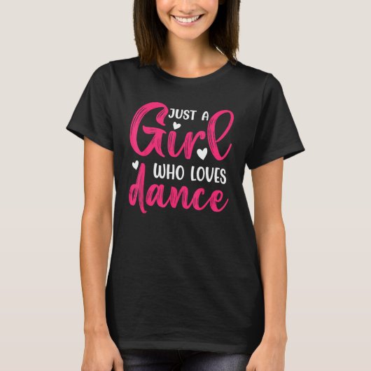 ダンスが大好きな少女3 Tシャツ (正面)