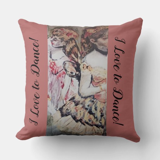 ダンスが大好き クッション (正面)