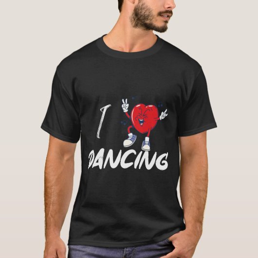 ダンスが大好きTシャツ- Tシャツ (正面)