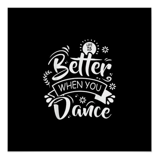 ダンスが好きな人へ おもしろダンサー ダンスのある生活 ポスター (正面)
