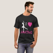 ダンスが好きな人向けTシャツ Tシャツ (正面フル)