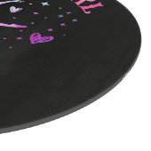 ダンスが好きな女の子 バレエダンサー ハート カッティングボード (角)