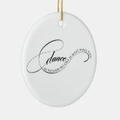 ダンスが見ているようにオーナメント セラミックオーナメント (右)