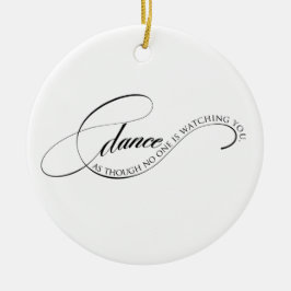 ダンスが見ているようにオーナメント セラミックオーナメント