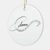 ダンスが見ているようにオーナメント セラミックオーナメント (左)