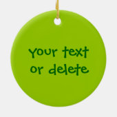 ダンスがIDに蹄鉄を打つメリーJanesはむしろ踊っています セラミックオーナメント (裏面)