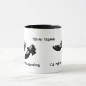 ダンスがIDに蹄鉄を打つメリーJanesはむしろ踊っています マグカップ (中央)