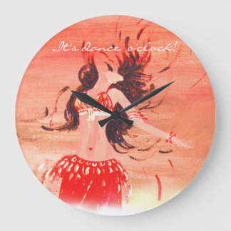 ダンスだ！ ラージ壁時計