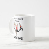 ダンスで自分を表現する コーヒーマグカップ (正面左)