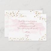 ダンスとトワイルバレリーナの誕生日 サンキューカード (正面/裏面)