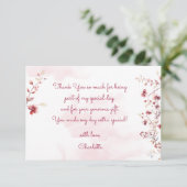 ダンスとトワイルバレリーナの誕生日 サンキューカード (スタンド正面)