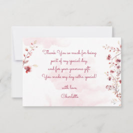 ダンスとトワイルバレリーナの誕生日 サンキューカード