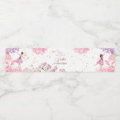 ダンスとトワイルバレリーナの誕生日 ペットボトルラベル (シングルラベル)