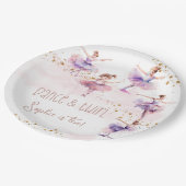ダンスとトワイルバレリーナの誕生日 ペーパープレート (アングル)