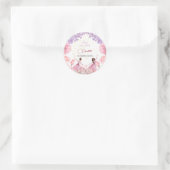 ダンスとトワイルバレリーナの誕生日 ラウンドシール (バッグ)