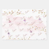 ダンスとトワイルバレリーナの誕生日 ラッピングペーパーシート (正面3)