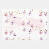 ダンスとトワイルバレリーナの誕生日 ラッピングペーパーシート (正面2)