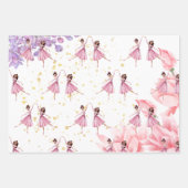 ダンスとトワイルバレリーナの誕生日 ラッピングペーパーシート (正面2)
