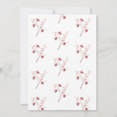 ダンスとトワイルバレリーナの誕生日 招待状 (裏面)