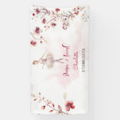 ダンスとトワイルバレリーナの誕生日 横断幕 (縦)