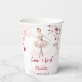 ダンスとトワイルバレリーナの誕生日 紙コップ (裏面)