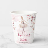 ダンスとトワイルバレリーナの誕生日 紙コップ (正面)