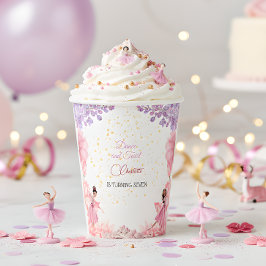 ダンスとトワイルバレリーナの誕生日 紙コップ