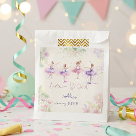 ダンスとトワイルバレリーナ水彩誕生日 フェイバーバッグ