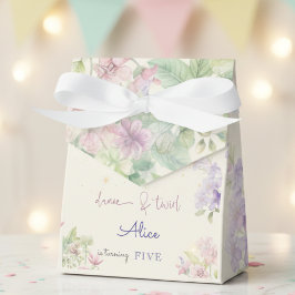 ダンスとトワイルバレリーナ水彩誕生日 フェイバーボックス