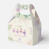 ダンスとトワイルバレリーナ水彩誕生日 フェイバーボックス (正面サイド)