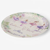 ダンスとトワイルバレリーナ水彩誕生日 ペーパープレート (アングル)