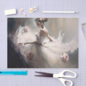 ダンスとバラ 薄葉紙 (クラフト)