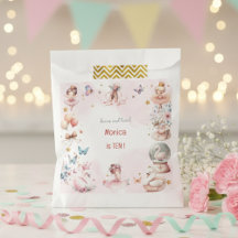 ダンスと回転かわいいバレリーナのバレエの子供の誕生日