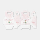 ダンスと回転かわいいバレリーナのバレエの子供の誕生日 フェイバーボックス (折り畳みなし)