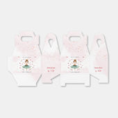 ダンスと回転かわいいバレリーナのバレエの子供の誕生日 フェイバーボックス (折り畳みなし)