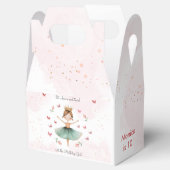 ダンスと回転かわいいバレリーナのバレエの子供の誕生日 フェイバーボックス (オープン)