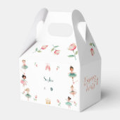 ダンスと女の子の誕生日パーティー フェイバーボックス (裏面サイド)