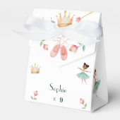 ダンスと女の子の誕生日パーティー フェイバーボックス (正面サイド)