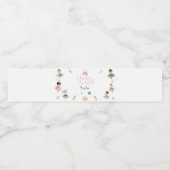 ダンスと女の子の誕生日パーティー ペットボトルラベル (シングルラベル)