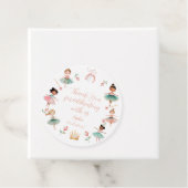 ダンスと女の子の誕生日パ感謝していーティー フェイバータグ (インサイチュ)